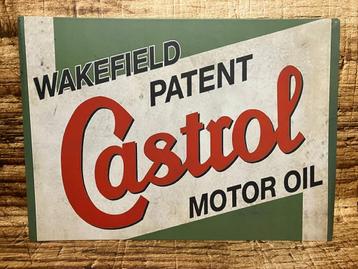 Castrol wandbord metaal. beschikbaar voor biedingen