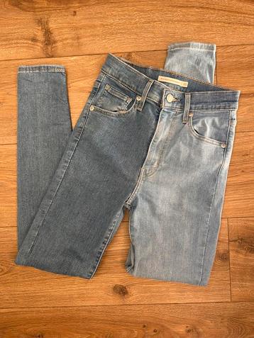 Levi's Mike High Waist Super Skinny - Maat 25 L28 (XS) beschikbaar voor biedingen