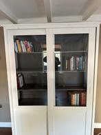 Mooie vitrinekast, Huis en Inrichting, Kasten | Vitrinekasten, 100 tot 150 cm, 200 cm of meer, Ophalen of Verzenden, Zo goed als nieuw