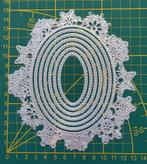 Snij en Embossingmal Frame ovaal sneeuwvlok, Hobby en Vrije tijd, Ophalen of Verzenden, Zo goed als nieuw, Overige thema's, Pons of Mal