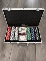 Poker Set – 300 chips in koffer, Hobby en Vrije tijd, Gezelschapsspellen | Bordspellen, Een of twee spelers, Ophalen, Zo goed als nieuw
