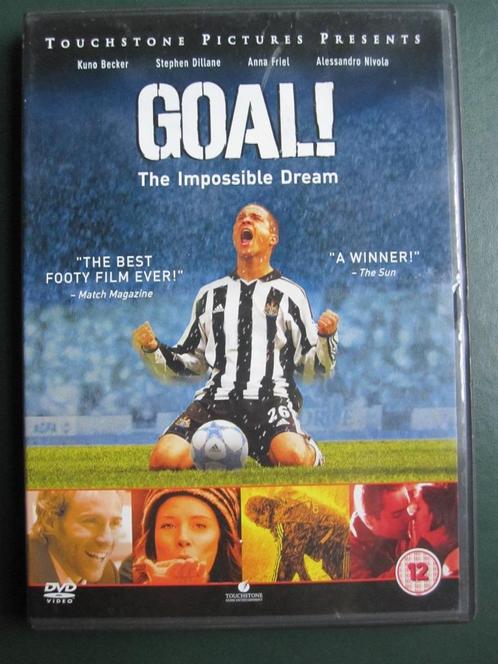 GOAL!, Cd's en Dvd's, Dvd's | Sport en Fitness, Zo goed als nieuw, Speelfilm, Voetbal, Vanaf 12 jaar, Ophalen of Verzenden