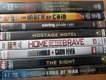 8 dvd speelfilms, actie beschikbaar voor biedingen