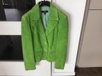 Suede kolbert, Kleding | Dames, Jasjes, Kostuums en Pakken, Ophalen of Verzenden, Nieuw, Maat 38/40 (M), Groen