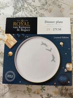 2x Dinner plate Royal van Kempen & Begeer, Huis en Inrichting, Keuken | Servies, Ophalen, Keramiek, Nieuw, Bord(en)