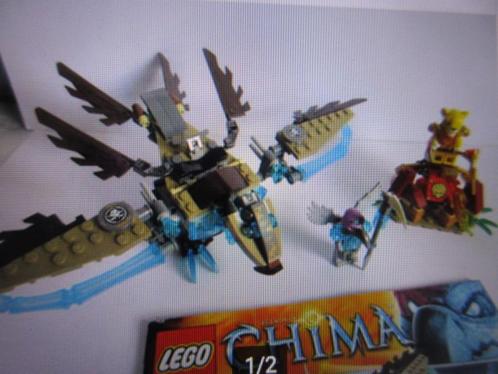 70141 Chima, Vardy's ijsgierzweefvliegtuig. Verzenden kan., Kinderen en Baby's, Speelgoed | Duplo en Lego, Zo goed als nieuw, Lego