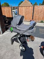 Stokke kinderwagen compleet plus ISOFIX, Kinderen en Baby's, Kinderwagens en Combinaties, Ophalen, Gebruikt, Overige merken