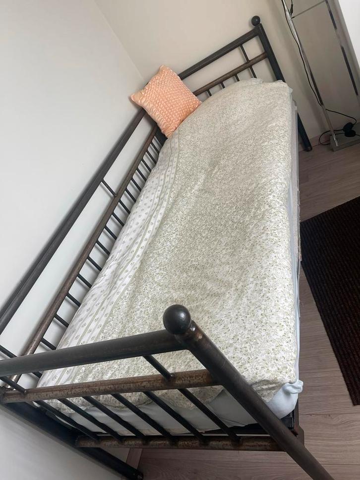 Stevig bed op maat 80x190 incl. matras en bodem, Huis en Inrichting, Slaapkamer | Bedden, Gebruikt, Eenpersoons, 80 cm, 190 cm of minder