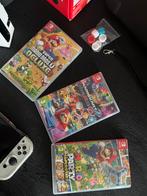 Nintendo Switch OLED Wit compleet + 3 spellen, Switch OLED, Met games, Met 2 controllers, Ophalen of Verzenden