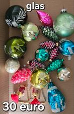 Lotje oude antieke Oma's kerst ballen, Ophalen of Verzenden, Zo goed als nieuw