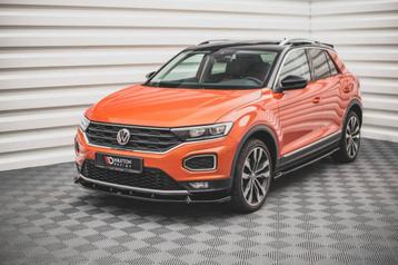 Voorlip spoiler sideskirt diffuser - Volkswagen T-Roc 17-21 beschikbaar voor biedingen