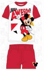 Mickey Mouse Shortama W/R -  92 - 98 - 104 - 116 - 128, Kinderen en Baby's, Kinderkleding | Maat 104, Nieuw, Jongen, Ophalen of Verzenden