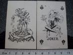 2x sticker ennia logo jokers kaartspel vintage, Verzenden, Zo goed als nieuw, Bedrijf of Vereniging