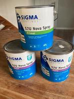 7,5 liter Sigma S2U nova spray kleur ral 7033, Ophalen of Verzenden, Zo goed als nieuw, Groen