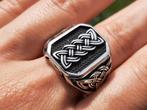Vanoli - 925 zilver ring keltische knoop maat 21,5, Sieraden, Tassen en Uiterlijk, Ringen, 20 of groter, Heer, Nieuw, Ophalen of Verzenden