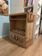 Handgemaakte houten stokpaardenstal / hobby horse stal, Ophalen, Gebruikt
