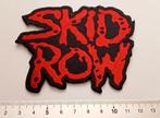 Skid Row nooie nieuwe shaped logo patch s336, Verzenden, Zo goed als nieuw, Kleding