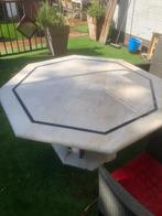 marmeren tafel, Ophalen, Vijf personen of meer, Rechthoekig, 100 tot 150 cm