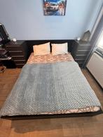 Ikea malm bed 160 x 200 met matrassen, Ophalen, Zo goed als nieuw, Tweepersoons, 160 cm