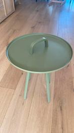 Montis bijzettafel TOR GROEN, Huis en Inrichting, Tafels | Bijzettafels, Minder dan 55 cm, Gebruikt, Metaal of Aluminium, Rond