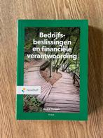 Bedrijfs belsissingen en financiële verantwoording, Ophalen of Verzenden, Zo goed als nieuw, André Heezen