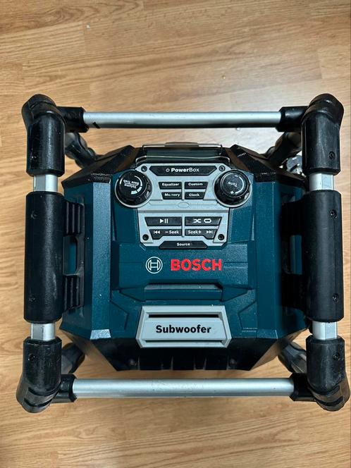 Bosch bouwradio GML 20 Powerbox subwoofer, Audio, Tv en Foto, Radio's, Gebruikt, Bouwradio, Ophalen