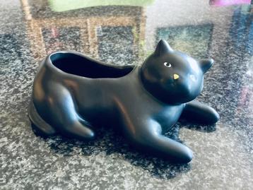 Plantpot, bloempot, kat, Kikkerland, poes, kitten beschikbaar voor biedingen