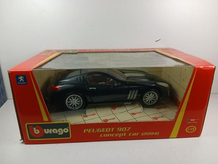 bburago 1/18 peugeot 907, Hobby en Vrije tijd, Modelauto's | 1:18, Zo goed als nieuw, Bburago, Ophalen of Verzenden