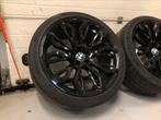 21inch BMW Black Style 375 Breedset Velgen A-Merk Band! TMPS, Auto-onderdelen, Banden en Velgen, Gebruikt, -, 285 mm, -