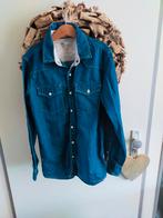 Stoere spijkerblouse maat 146/152 merk We, Ophalen of Verzenden, Zo goed als nieuw, Jongen, Overhemd of Blouse