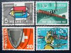 Postzegels Zwitserland 1957 diverse gelegenheden - cw € 2,50, Postzegels en Munten, Ophalen of Verzenden, Gestempeld