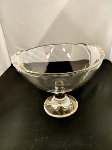 Glazen Bonbonnière / Schaal op Voet - Perfecte Staat! beschikbaar voor biedingen