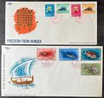Selectie van 16 onbeschreven FDC Indonesië 1963 - 1967, Verzenden, Onbeschreven, Rest van de wereld