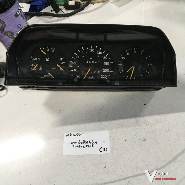 Mercedes W201 Km Tellerklok 201 542 1206, Auto-onderdelen, Dashboard en Schakelaars, Gebruikt, Ophalen of Verzenden