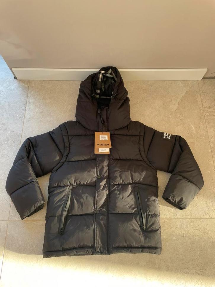 Burberry jas, Kleding | Heren, Jassen | Winter, Zo goed als nieuw, Maat 46 (S) of kleiner, Zwart, Ophalen of Verzenden