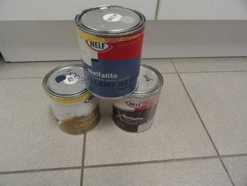 NELF GRONDVERF PRIMER  BLAUW 5003 EN COATONG GITZWART 9005W beschikbaar voor biedingen