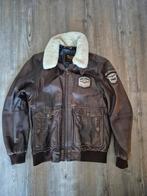 PME Legend leren jas Bruin Maat M - Flight Bomber Greenville, Bruin, Maat 48/50 (M), Pall Mall PME Legend, Ophalen of Verzenden