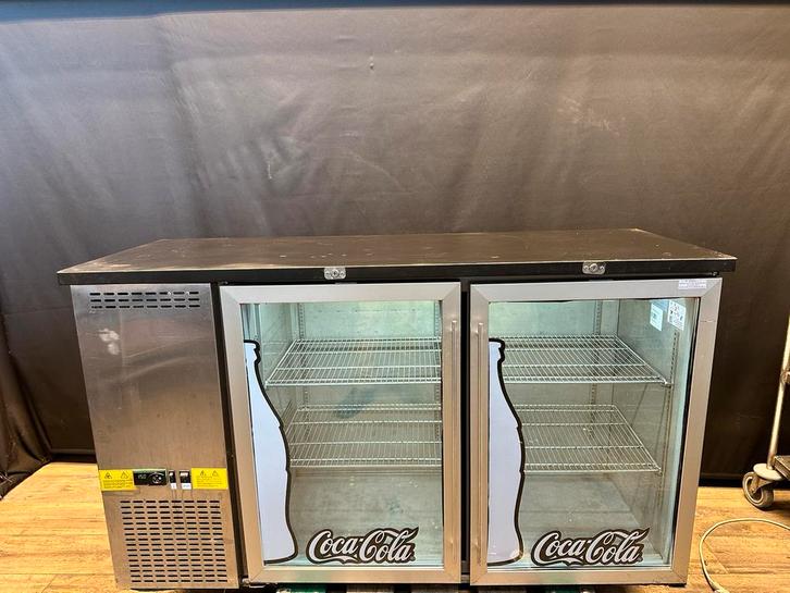 2 deurs coca cola koelkast snelkoeler met RVS look, Zakelijke goederen, Horeca | Keukenapparatuur, Koelen en Vriezen, Ophalen