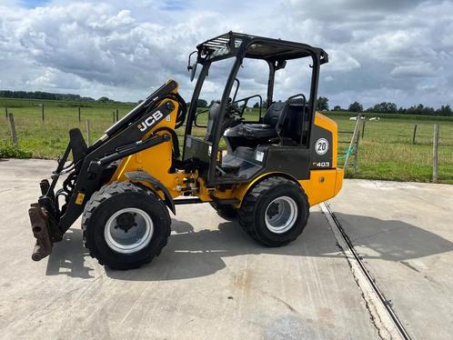JCB 403 Minishovel wiellader 2018 kubota (bj 2018), Zakelijke goederen, Machines en Bouw | Kranen en Graafmachines, Wiellader of Shovel