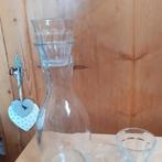 waterkan + glazen, Glas of Glazen, Ophalen of Verzenden, Overige stijlen, Glas