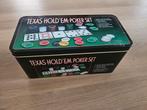 Texas hold'em pokerset, Hobby en Vrije tijd, Ophalen of Verzenden, Zo goed als nieuw