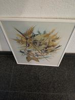 Schilderij met vogels, Ophalen of Verzenden