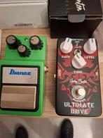 tubescreamer ts 9 /harley benton overdrive, Ophalen of Verzenden, Zo goed als nieuw, Distortion, Overdrive of Fuzz