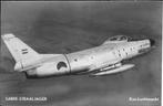 Sabre Straaljager Kon. Luchtmacht 1928. Soesterberg, Verzamelen, Luchtvaart en Vliegtuigspotten, Ophalen of Verzenden, Nieuw, Kaart, Foto of Prent