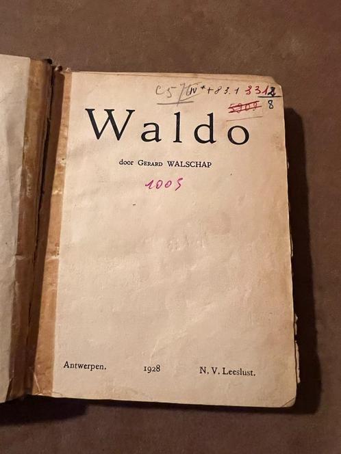 De ziel en de wegen van Waldo - Gerard Walschap *1928*, Antiek en Kunst, Antiek | Boeken en Bijbels, Ophalen of Verzenden