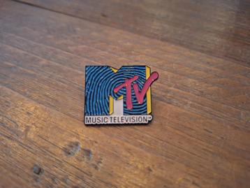 1 mooie pin te koop van het MTV logo beschikbaar voor biedingen