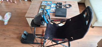 Ps4 8 spellen met playseat challence en thrustmaster spullen beschikbaar voor biedingen