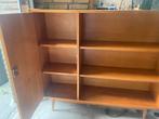 Vintage Boekenkast Jaren '60, Ophalen, Gebruikt, 100 tot 150 cm, 25 tot 50 cm