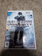 Call of duty world at war wii, Ophalen of Verzenden, Zo goed als nieuw, Shooter, Vanaf 18 jaar