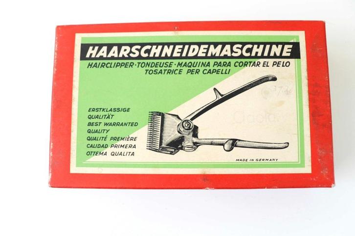 Adola haarschneidemachine/Tondeuse in originele doos, Antiek en Kunst, Antiek | Gereedschap en Instrumenten, Ophalen of Verzenden